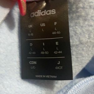 Blue adidas sweatshirt